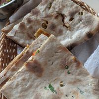 Potato stuffed prata at Indian Kitchen in Central Singapore