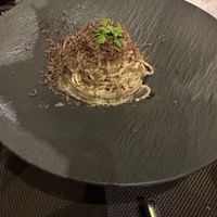 Truffle oil pasta! at Kasai in Praiano