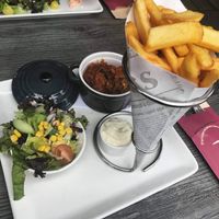 Vegan "runder"stoofpotje at De Brugkabouter in Eerbeek