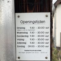 Opening times  at De Brugkabouter in Eerbeek