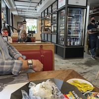 Front counter   at Nickel Burger in Sevilla