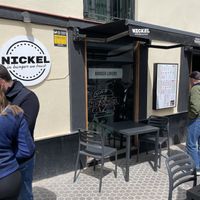 Front of restaurant   at Nickel Burger in Sevilla