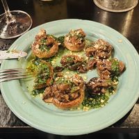 Hongos rellenos  at Casa Bruja in Montevideo