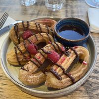 Vegan churros - amazing!!  at The Lighthouse   in Milford On Sea