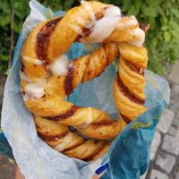 Vegan nougat pretzel at Vitalia Reformhaus- Jörgstr in Munich