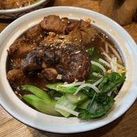 outstanding seasonal “vegan duck” soup  at Glur in New York City