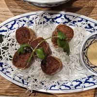 Plant-based Crab Roll at Glur in New York City