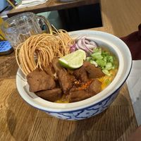 Vegan duck red curry was amazing   at Glur in New York City