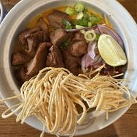 Vegan khao soi  at Glur in New York City