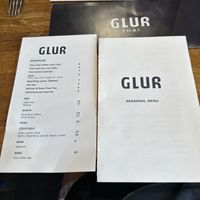 Drinks menu  at Glur in New York City