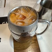 Thai iced tea (oat milk)  at Glur in New York City