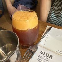 Thai lemon iced teaa  at Glur in New York City