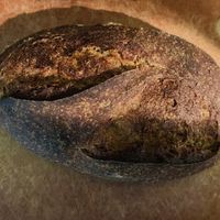 Jewish rye loaf! at Muddy Fork Farm & Bakery in Bloomington
