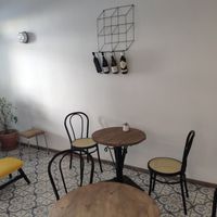 Seating area inside at Backaro in Berlin