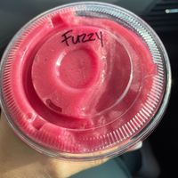 Fuzzy Dragon: Dragonfruit and Peach blended with Fresh Orange Juice, Coconut Milk, Vanilla, Ice & Agave (or you could get Turbinado, Honey). at Coco Loco in Denver