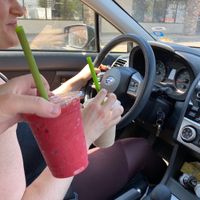 Smoothies on the go! at Coco Loco in Denver