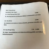 Karte  at Viet Veggie in Cologne