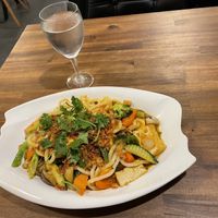 Udon w Red Sauce at Viet Veggie in Cologne