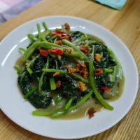 vegetables with fermented bean curd at Yuan Xiang Vegetarian Food 圆香素食馆 - Changi in Central Singapore