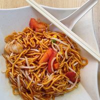 Mee-goreng $5.50 at Yuan Xiang Vegetarian Food 圆香素食馆 - Changi in Central Singapore