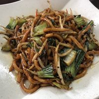 Black pepper udon  at Yuan Xiang Vegetarian Food 圆香素食馆 - Changi in Central Singapore