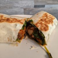 Vegan Babybull burrito at girlsgirlsgirls Burritos in Lexington