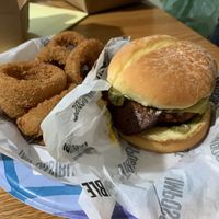Bacun burger at The Bayside Cafe in Everett