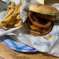 Western burger  at The Bayside Cafe in Everett