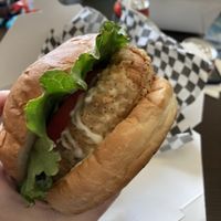 Chickun burg  at The Bayside Cafe in Everett