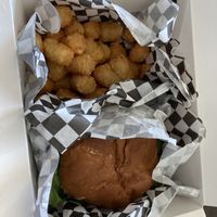 Tots! So filling  at The Bayside Cafe in Everett