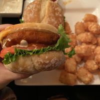 Crispy "Chikun" Sliders  at The Bayside Cafe in Everett