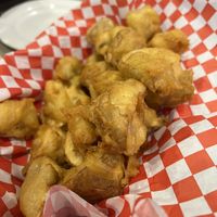 Fried mushrooms   at The Bayside Cafe in Everett