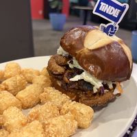 BBQ sandwich   at The Bayside Cafe in Everett