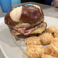 Bacun burger  at The Bayside Cafe in Everett