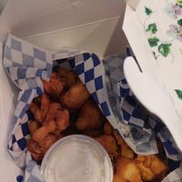 Fried mushrooms were good at The Bayside Cafe in Everett