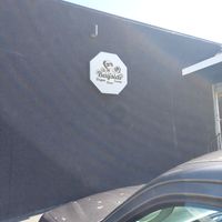 Small sign for a big place at The Bayside Cafe in Everett