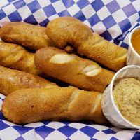 Yummy pretzels at The Bayside Cafe in Everett