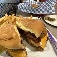 Western burger is their best burger 🤤  at The Bayside Cafe in Everett