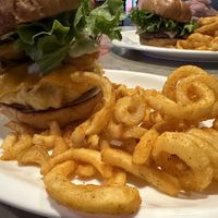 No fish burger  at The Bayside Cafe in Everett