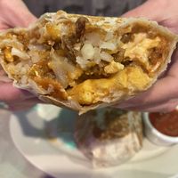 Breakfast wrap   at The Bayside Cafe in Everett