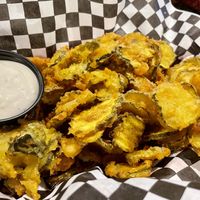 Fried pickles   at The Bayside Cafe in Everett
