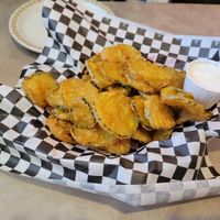 Fried pickles at The Bayside Cafe in Everett