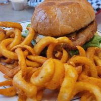 Ghost chicken sandwich! at The Bayside Cafe in Everett
