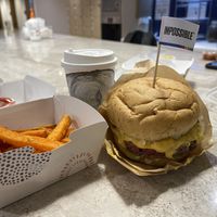 Impossible burger  at Friends of Years in New Territories