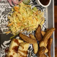 Tofu bbq meal  at Strawberry Tree in Kaikoura