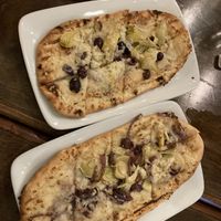 Vegan white sauce pies  at Pie in Bethany Beach