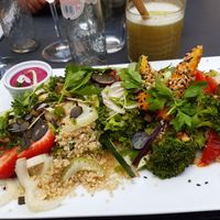 Vegan salad at La Source du Barisart in Spa