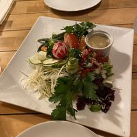 Vegan quinoa salad, appetizer at La Source du Barisart in Spa