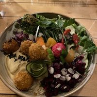 Falafe salad, main at La Source du Barisart in Spa