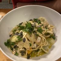 Vegetable pasta at La Source du Barisart in Spa